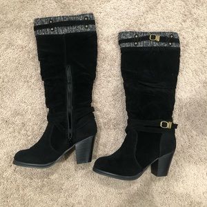 Shoedazzle knee high boots, size 7
